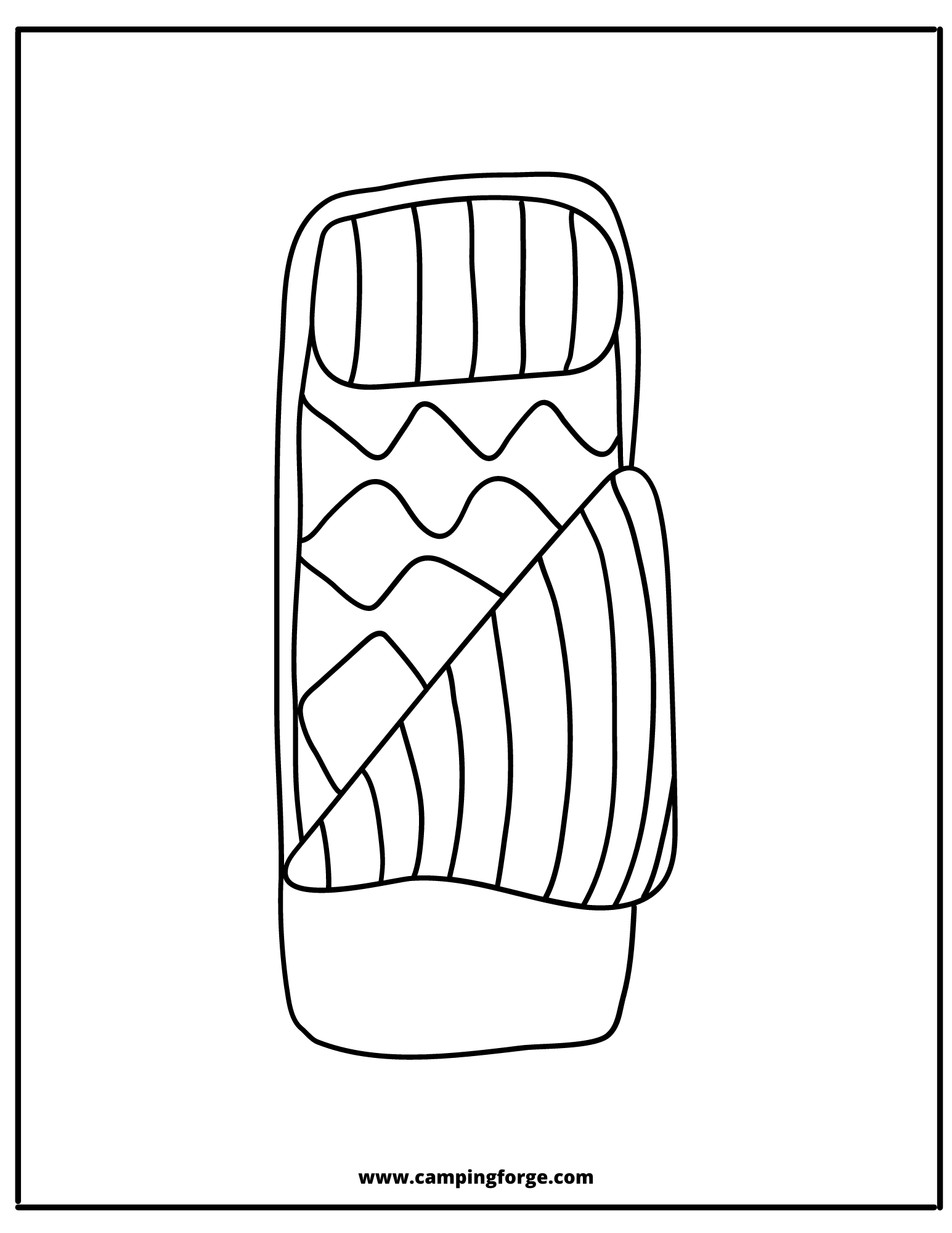 Free camping coloring pages camping tips from camping forge