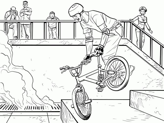 Free bmx bike coloring pages coloring pages bmx coloring pictures