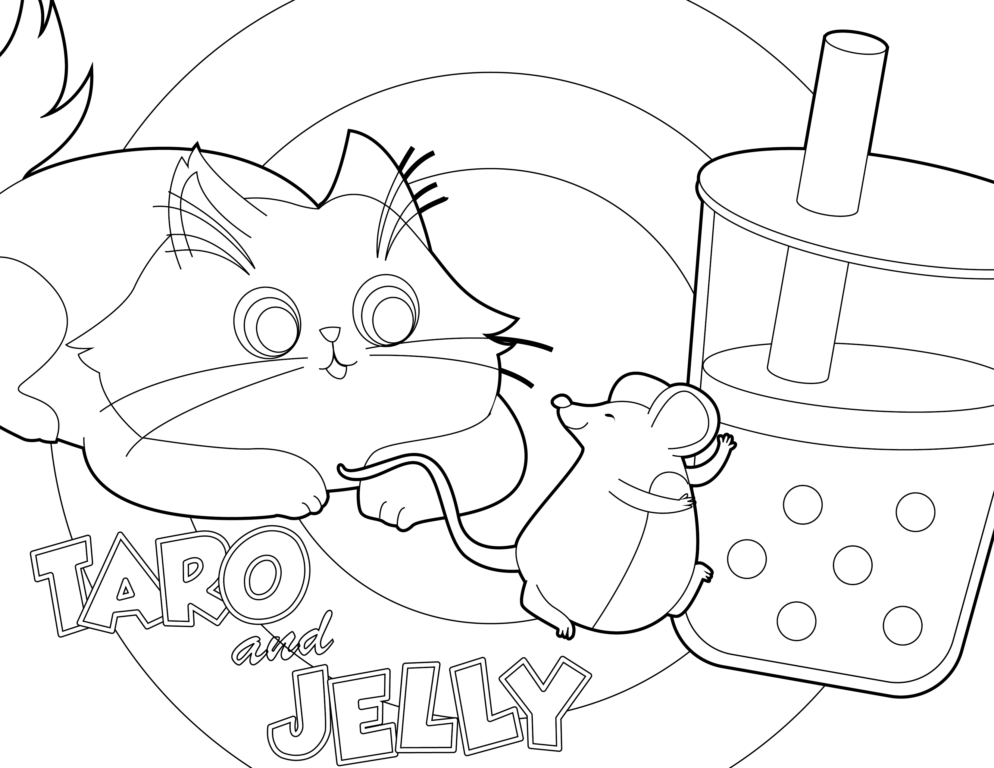 Boba coloring and activity book digital or physical â boba origin