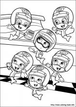Bubble guppies coloring pages on coloring