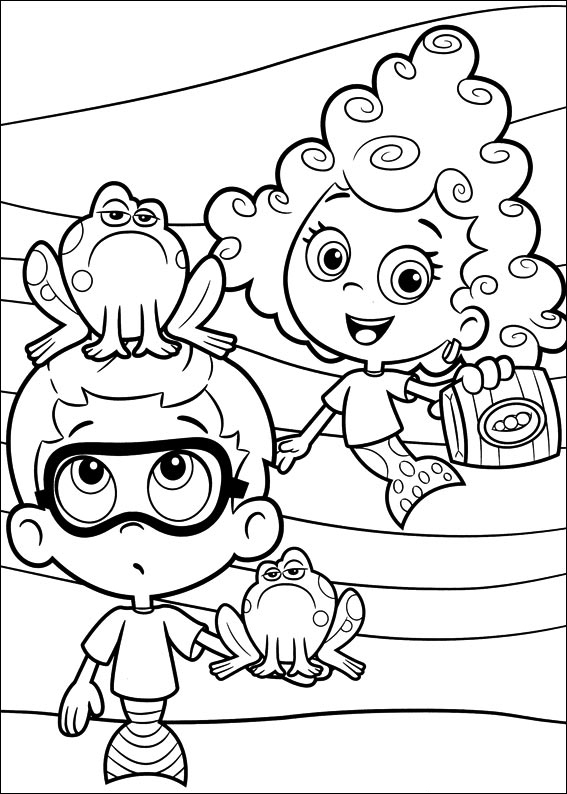 Coloring pages bubble guppies coloring pages
