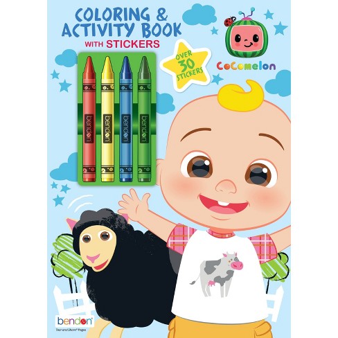 Coelon coloring book with crayons