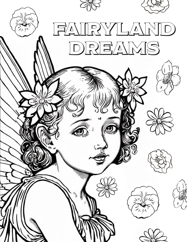 Free fairy coloring pages