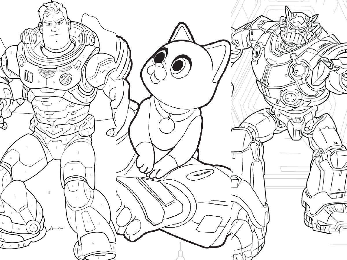 The new movie lightyear is out free printables