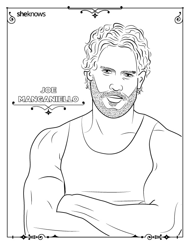Adult coloring book pages of hollywoods hottest men and theyre printable â