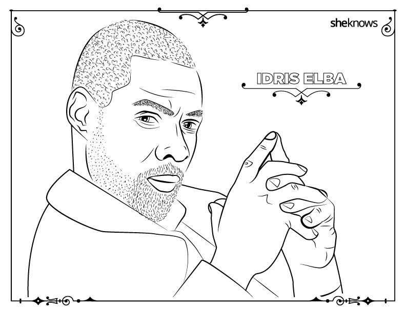 Adult coloring book pages of hollywoods hottest men and theyre printable adult coloring book pages coloring books adult coloring books