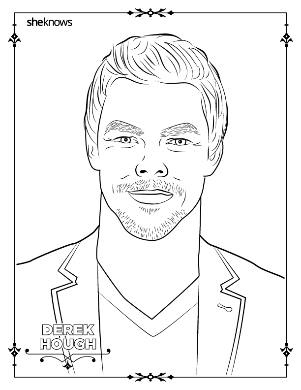 Adult coloring book pages of hollywoods hottest men and theyre printable â