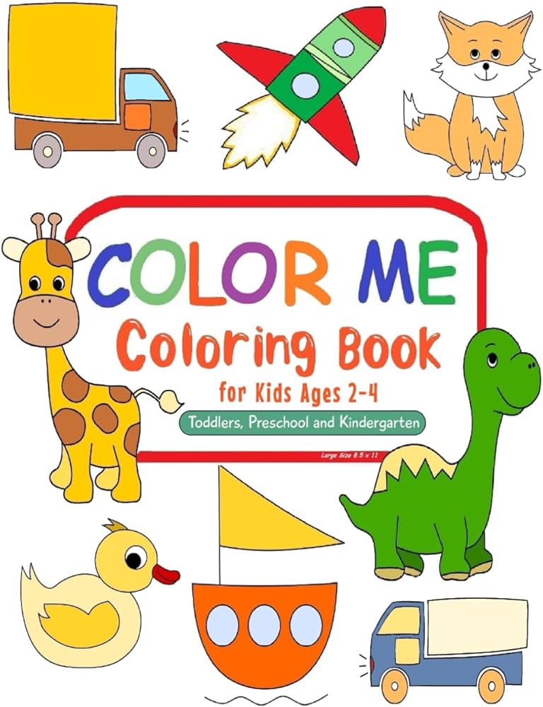 Color me coloring book coloring book for kids ages