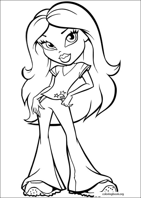 Bratz coloring page