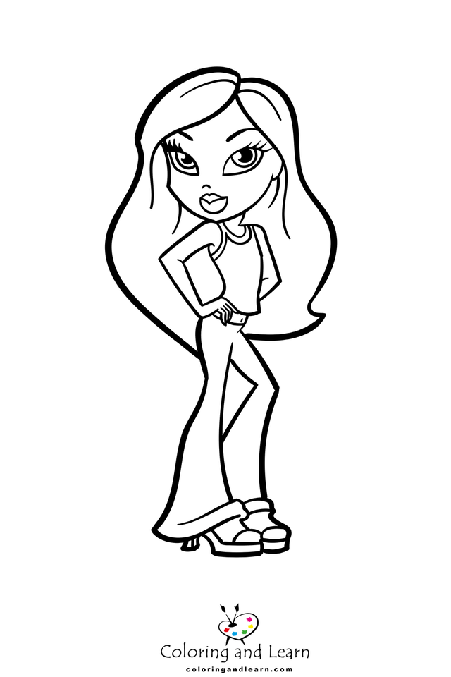 Bratz coloring pages rbratz