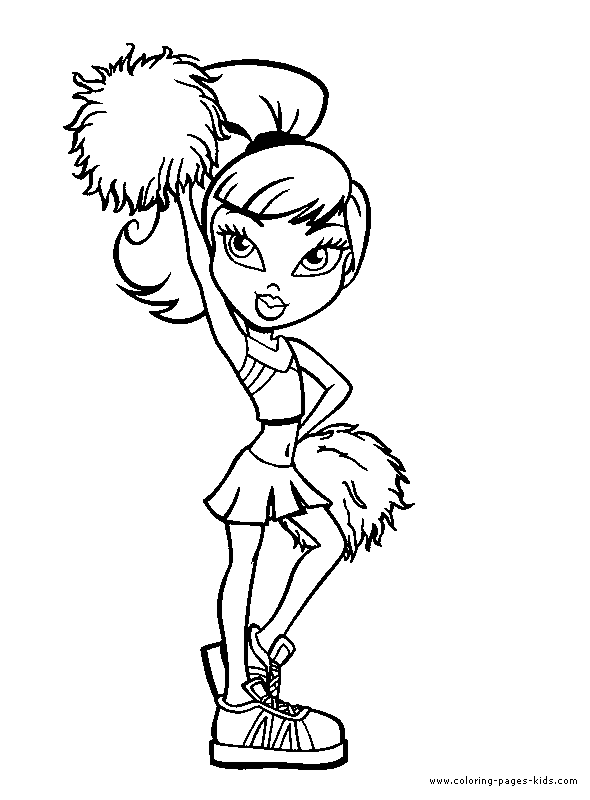 Free coloring pages bratz dolls