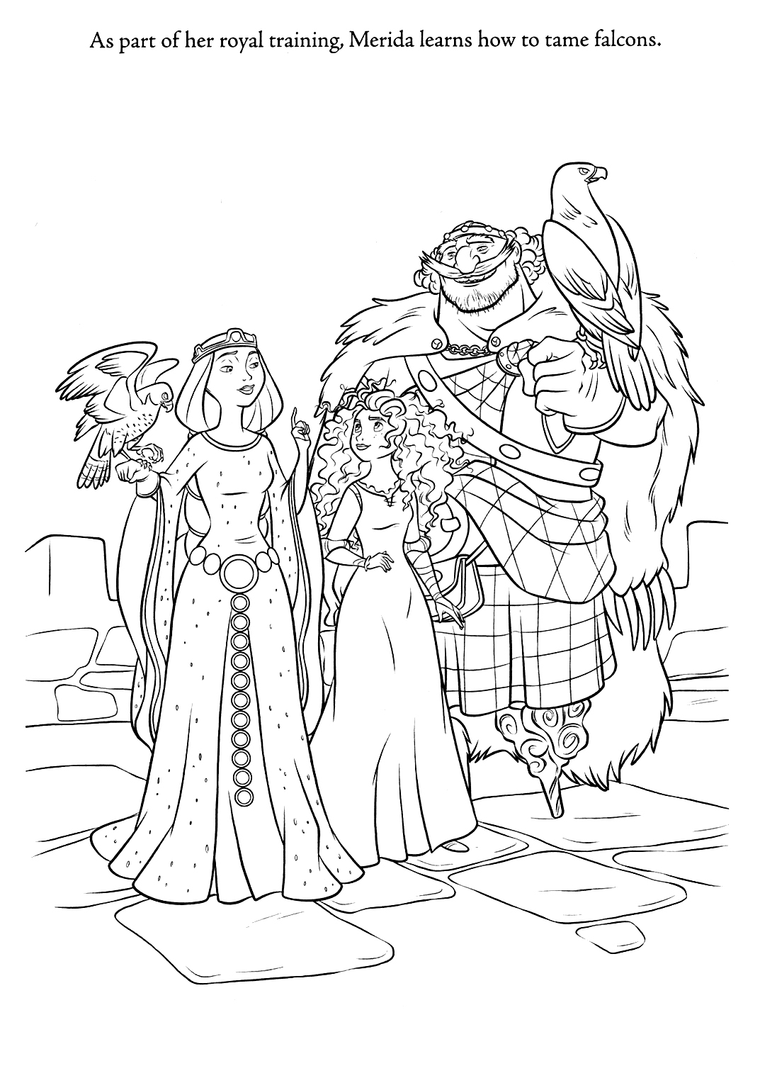 Brave coloring pages