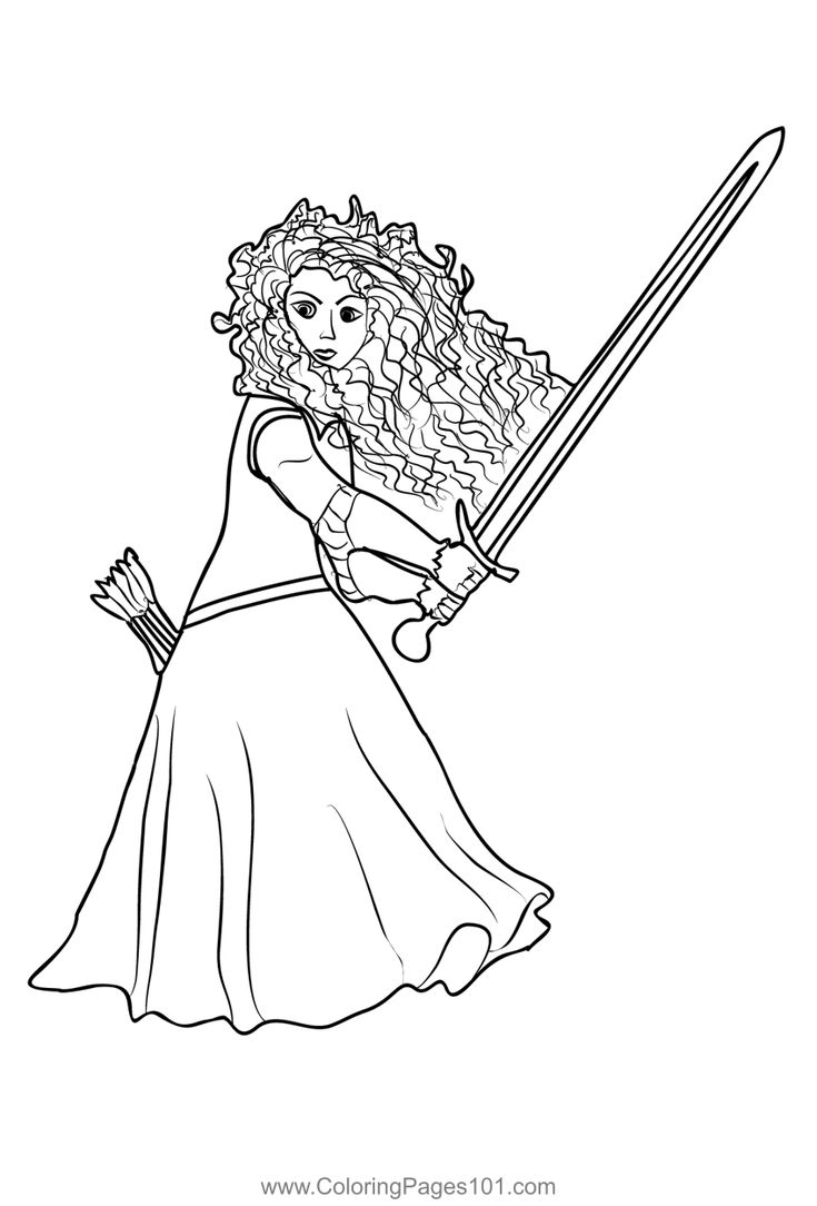 Brave coloring page coloring pages coloring pages for kids color