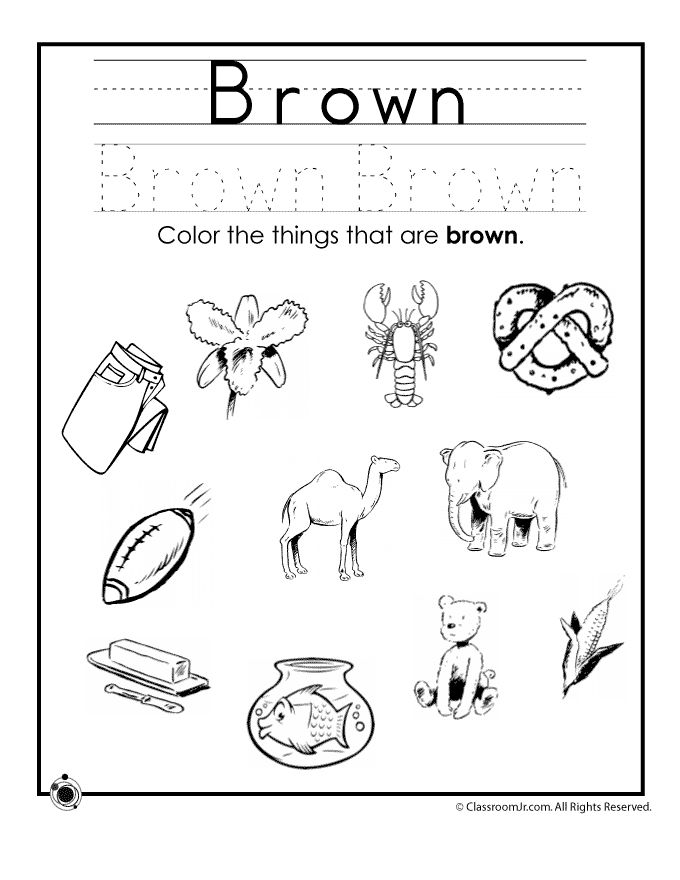 Pin learning colors worksheets for preschoolers color brown worksheet preschool worksheets color worksheets for preschool color worksheets