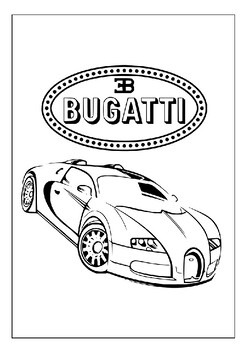 Printable bugatti coloring pages empowering kids through artistic expression