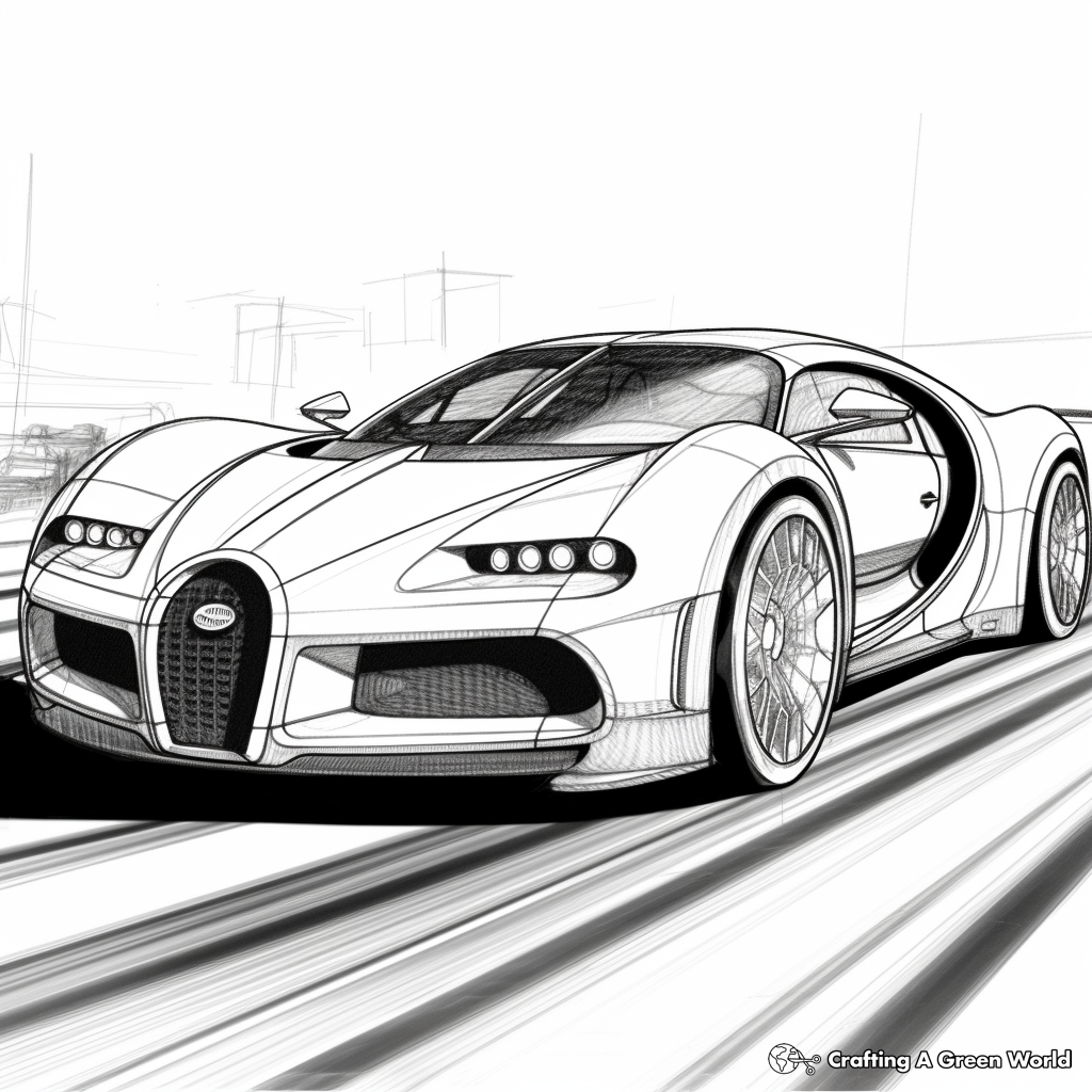 Supercar coloring pages