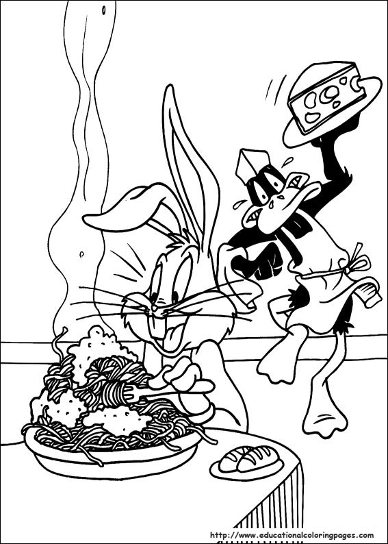Bugs bunny coloring pages