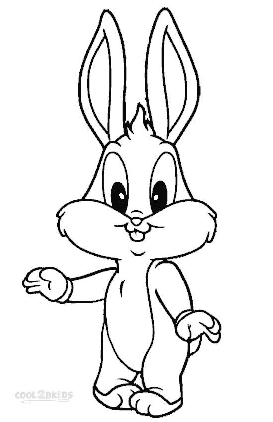 Printable bugs bunny coloring pages for kids coolbkids coelhinhos de desenho desenho de desenho animado desenhos kawaii
