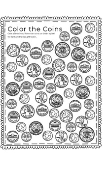 Color the coins by abrakadabra school tpt