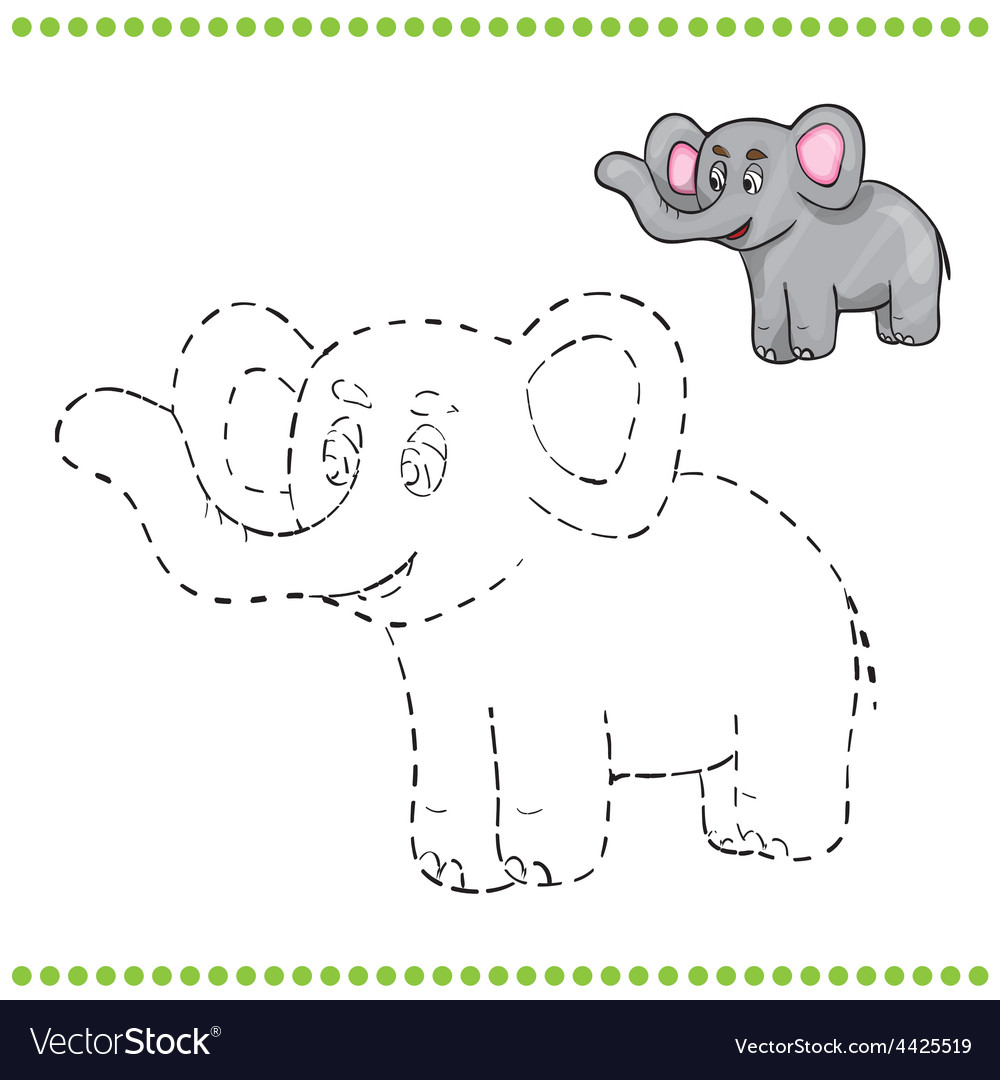 Connect the dots and coloring page royalty free vector image