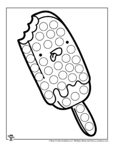 Kawaii dot coloring pages woo jr kids activities childrens publishing