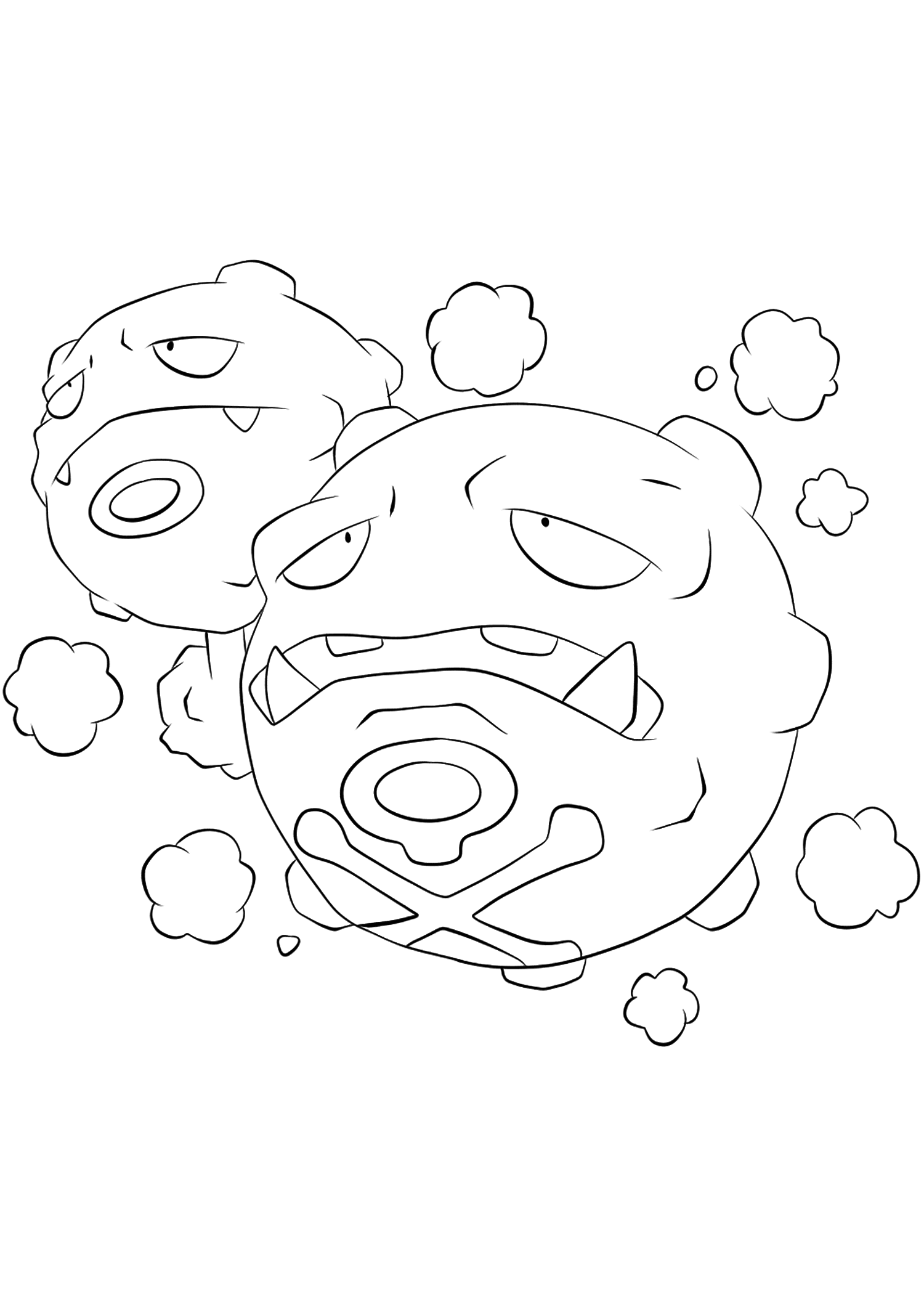 Weezing no pokemon generation i