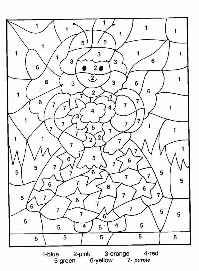Marvelous photo of color by number coloring pages