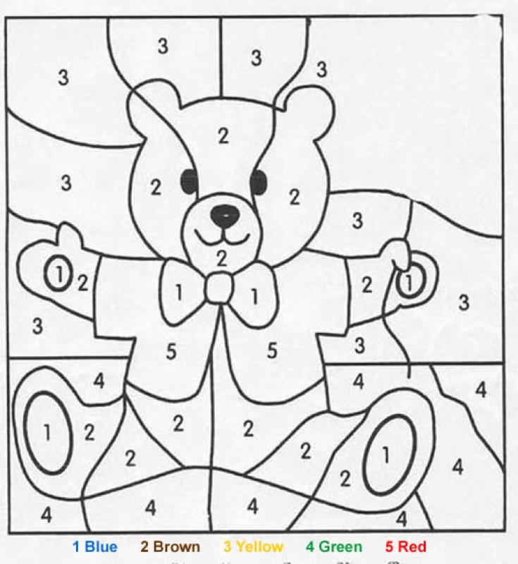 Teddy bear coloring pages