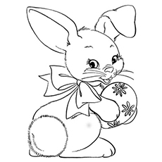 Top free printable easter bunny coloring pages online