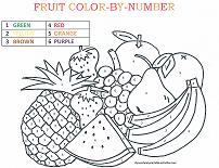Color by number coloring pages