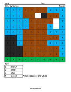 Color by number