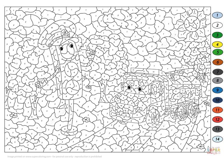 Traffic light and lorry color by number super coloring coloring pages traffic light free printable coloring pages
