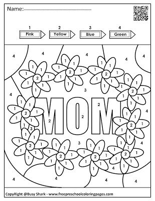 Celebrate mothers day with colorful and fun coloring pages