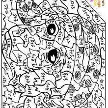 Color by number coloring pages