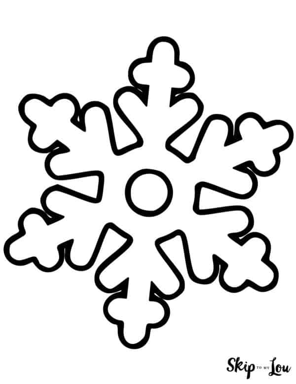 Snowflake coloring pages skip to my lou