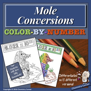 Mole conversions color