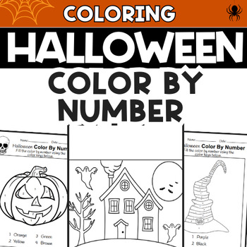 Color by number halloween