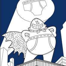 Captain underpants coloring pages