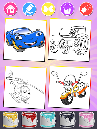 Coloring book games for kids