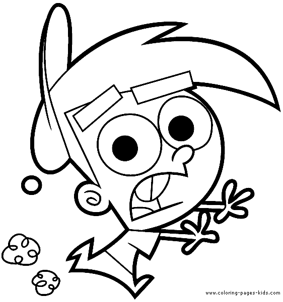 Fairly oddparents color page