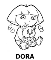 Coloring pages cartoons characters