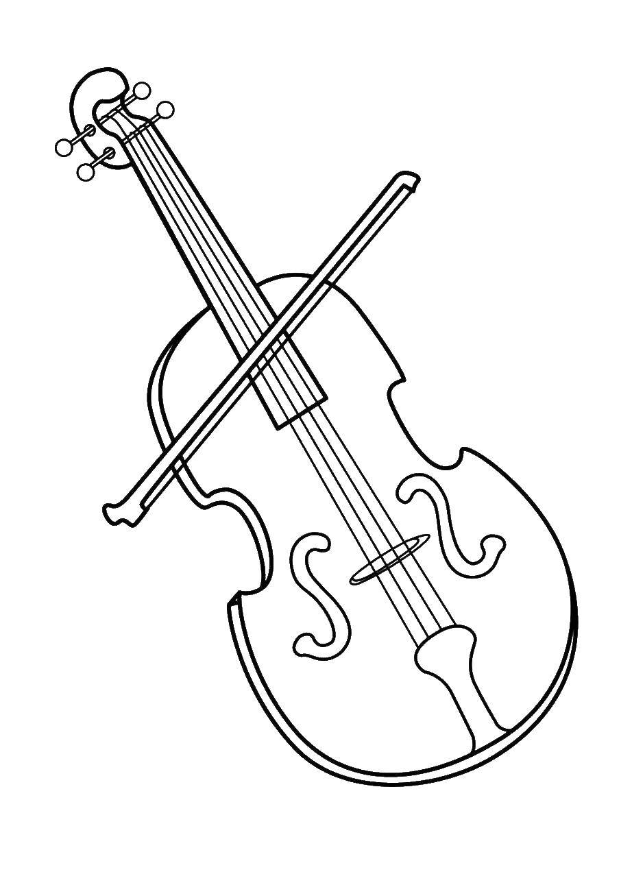 Online coloring pages cello coloring page cello music