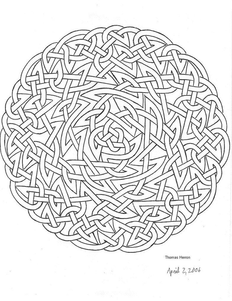 Celtic knot coloring pages printable for free download