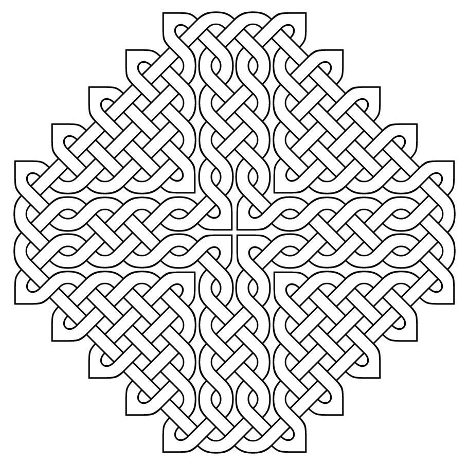 Celtic knot celtic coloring cross coloring page celtic knot