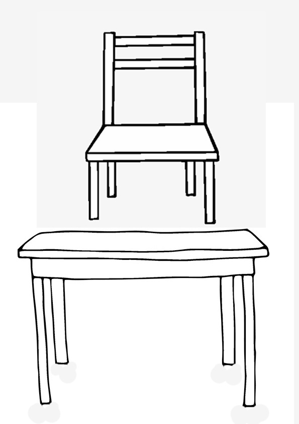 Coloring pages printable table and chair coloring pages for kids