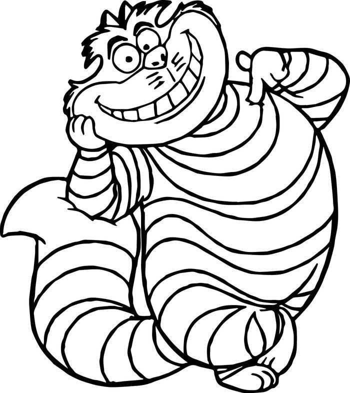 Alice in wonderland cheshire cat coloring pages cat coloring page alice in wonderland paintings alice in wonderland book