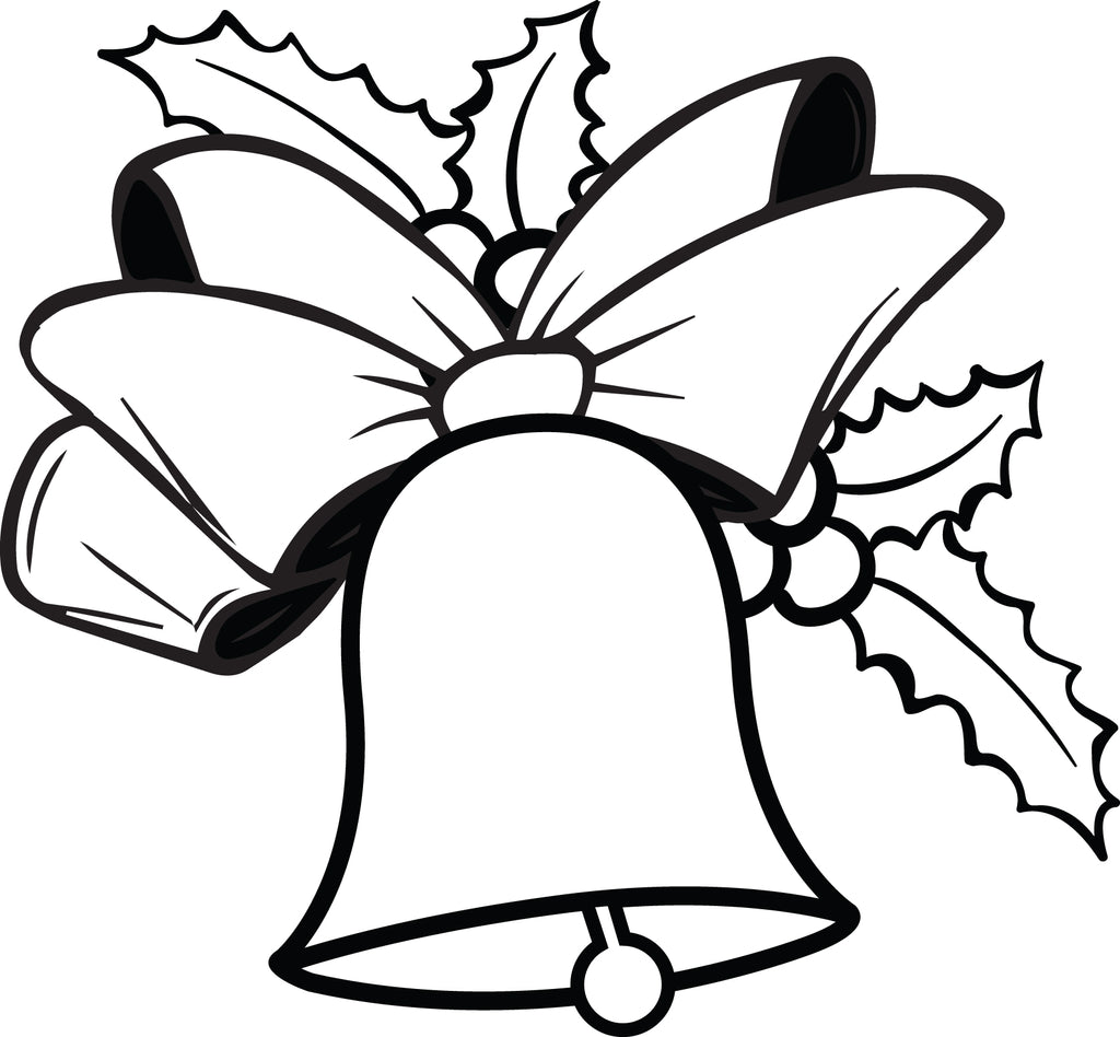 Printable christmas bells coloring page for kids â