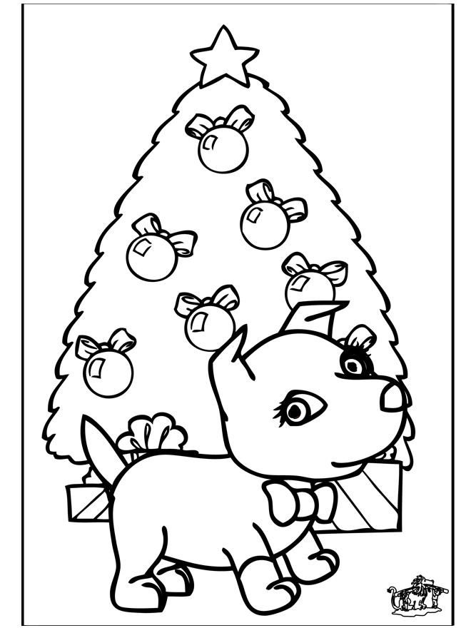 Christmas dog