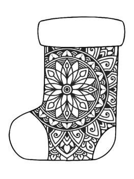 Christmas stocking coloring pages christmas coloring pages christmas art