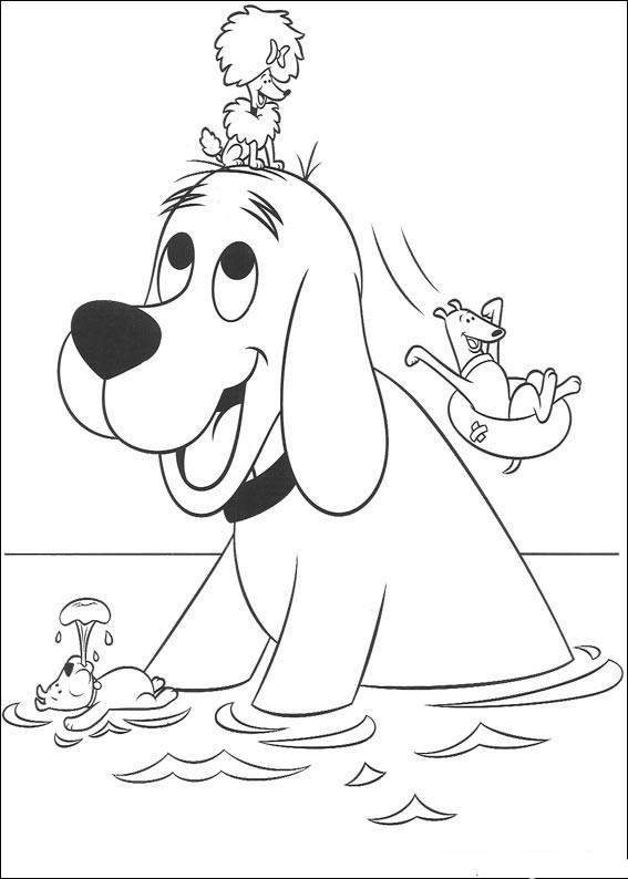 Clifford coloring pages